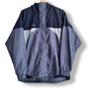 COLUMBIA Sport Windbreaker Jacket - Double Zip-up Sz S Flawed